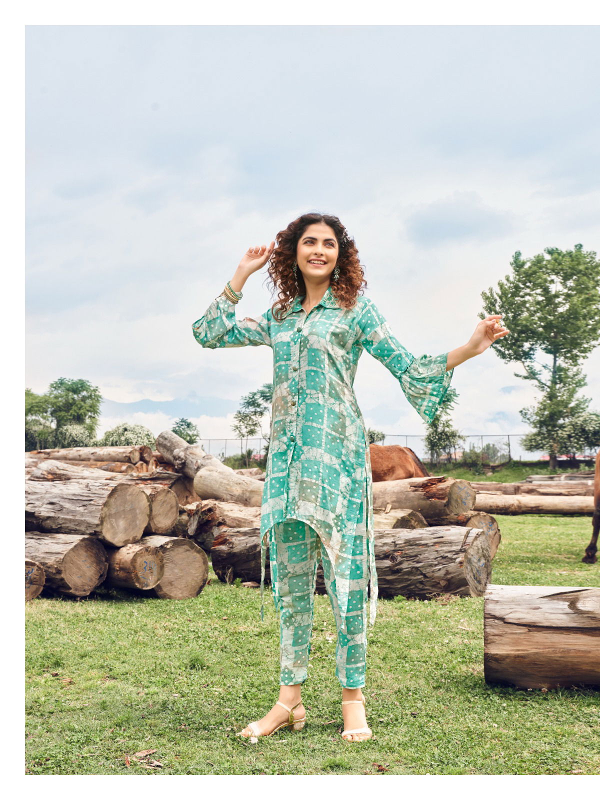 Malini By Wanna Batik Print Kurti With Bottom Catalog
